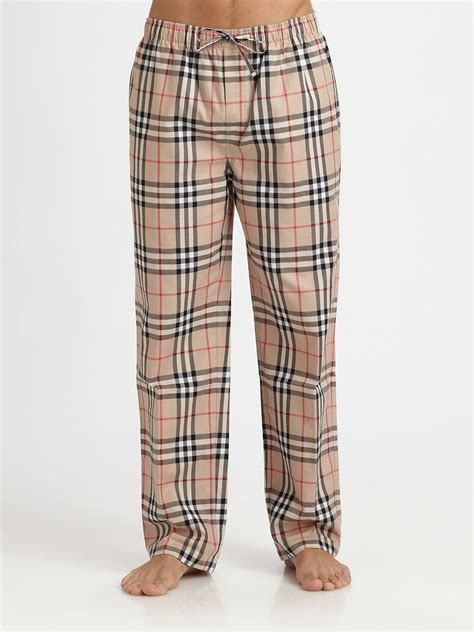 burberry pajama pants|burberry pajamas men.